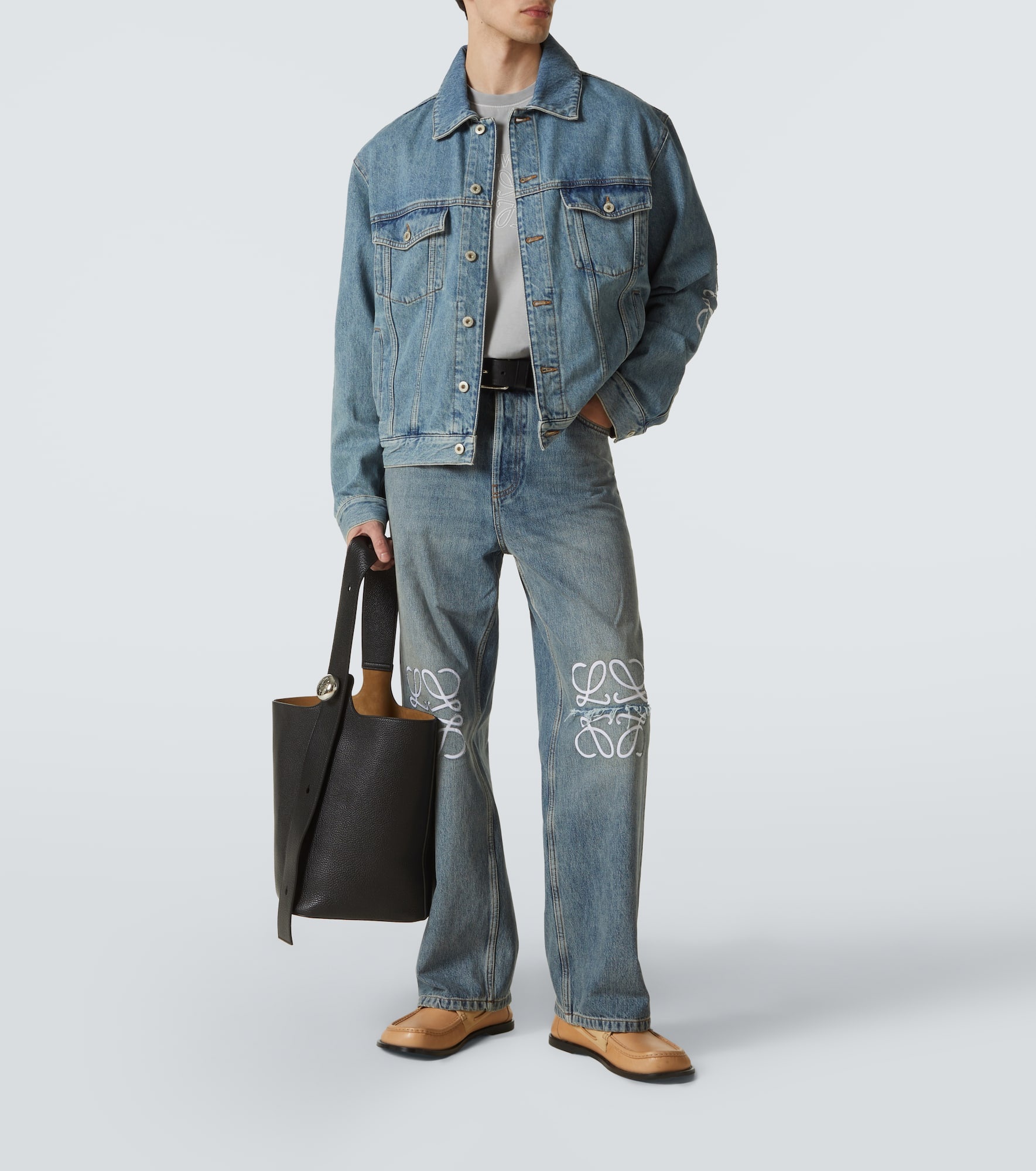 Anagram denim jacket - 2