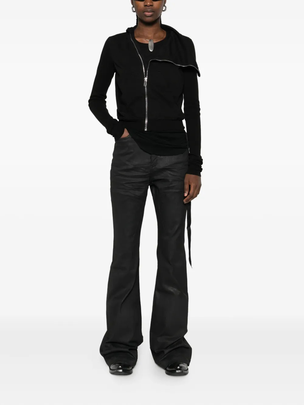 RICK OWENS DRKSHDW - Women Mountain Sweatshirt - 1