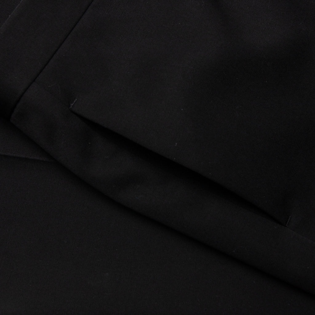 NO SIDE SEAM TROUSERS - BLACK - 3