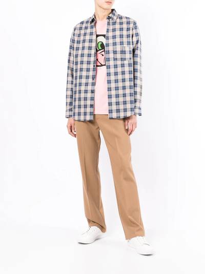 Paul Smith plaid-check print shirt outlook