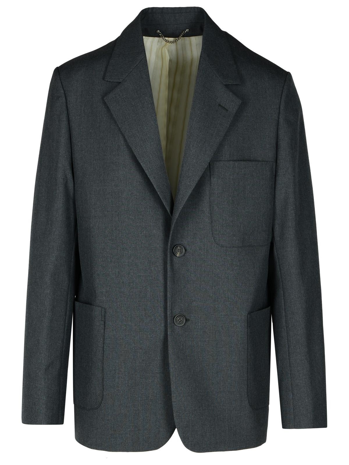 Golden Goose Grey Wool Blazer Man - 1