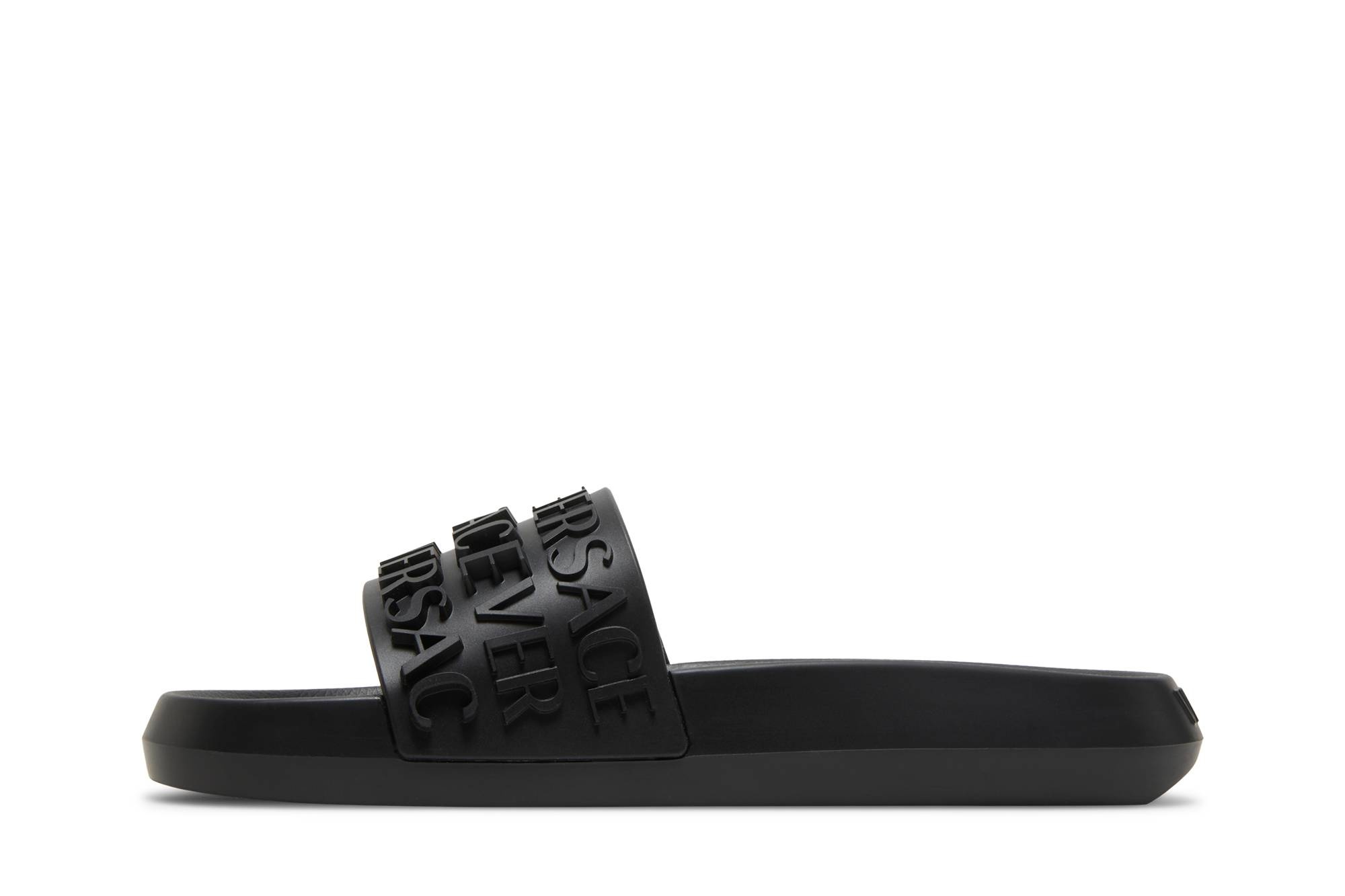 Versace Slide 'Allover Logo - Black' - 3