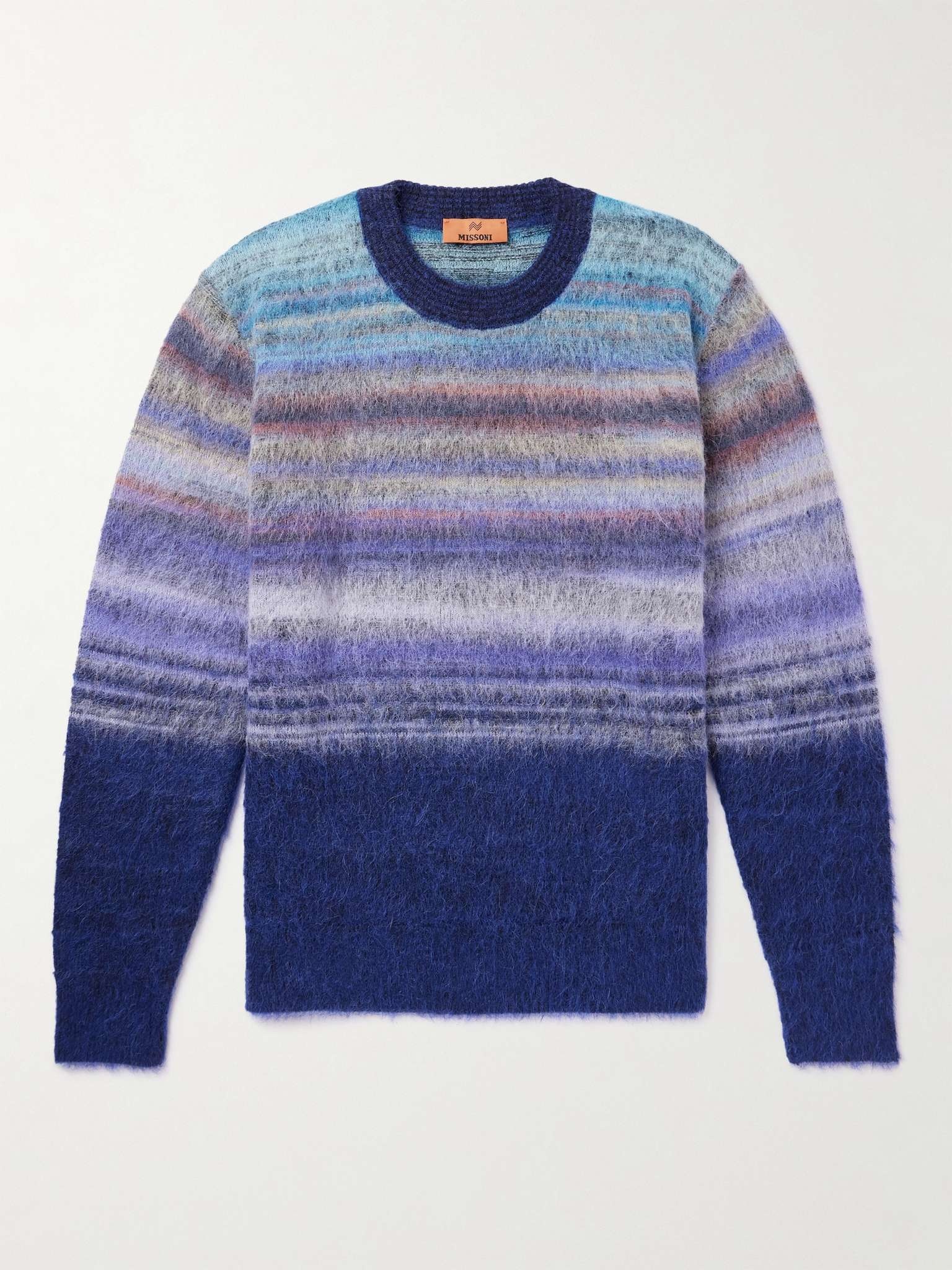Space-Dyed Degradé Mohair Sweater - 1