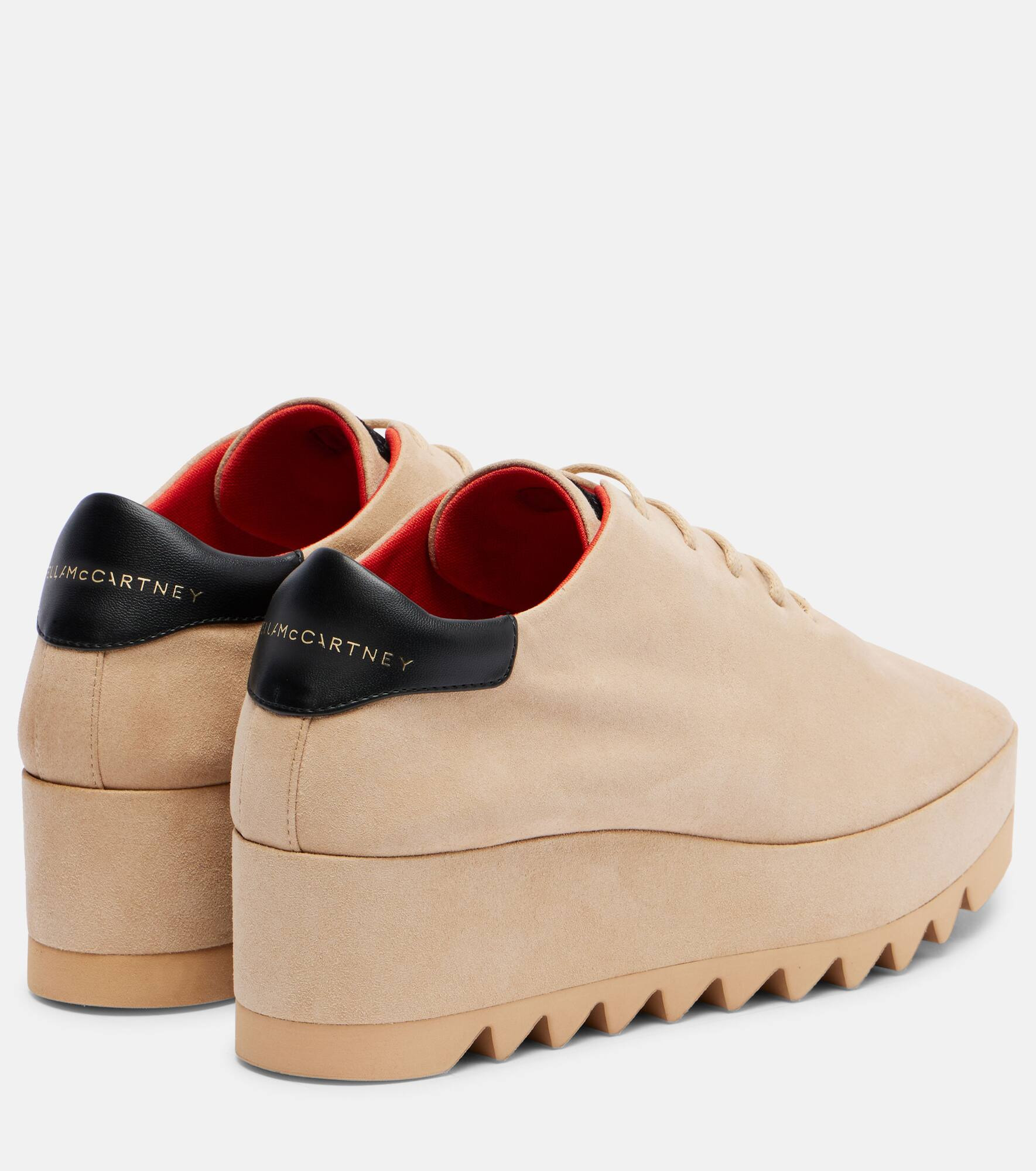 Sneak-Elyse faux suede wedge sneakers - 2