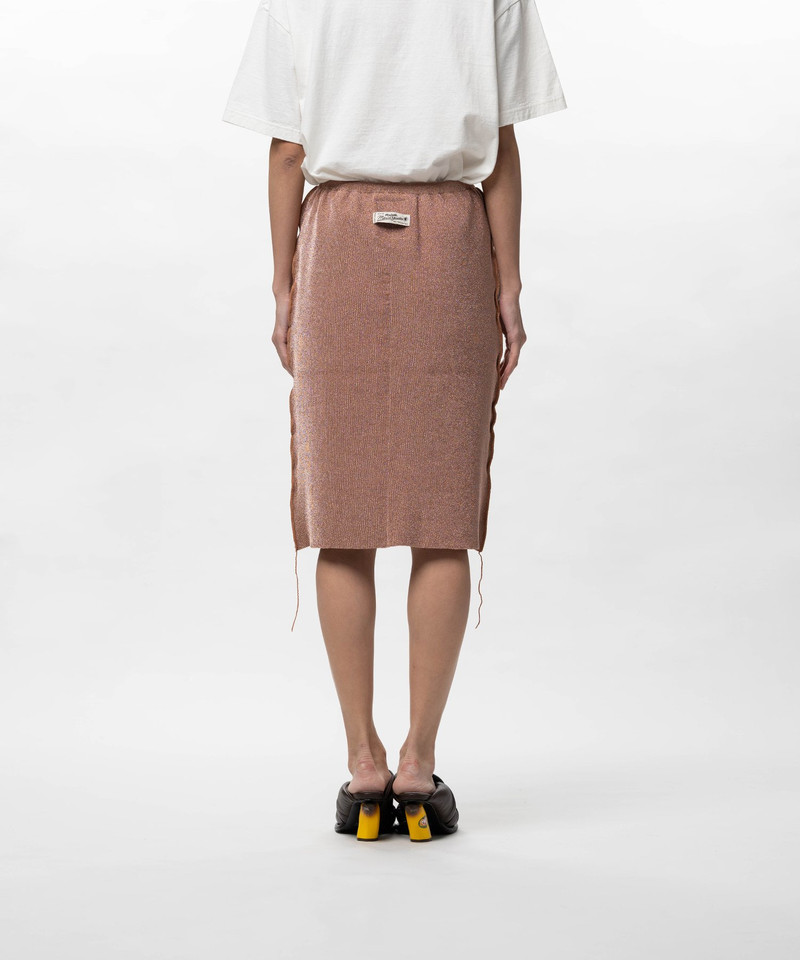 Inside-Out Glitter Knit Skirt 13