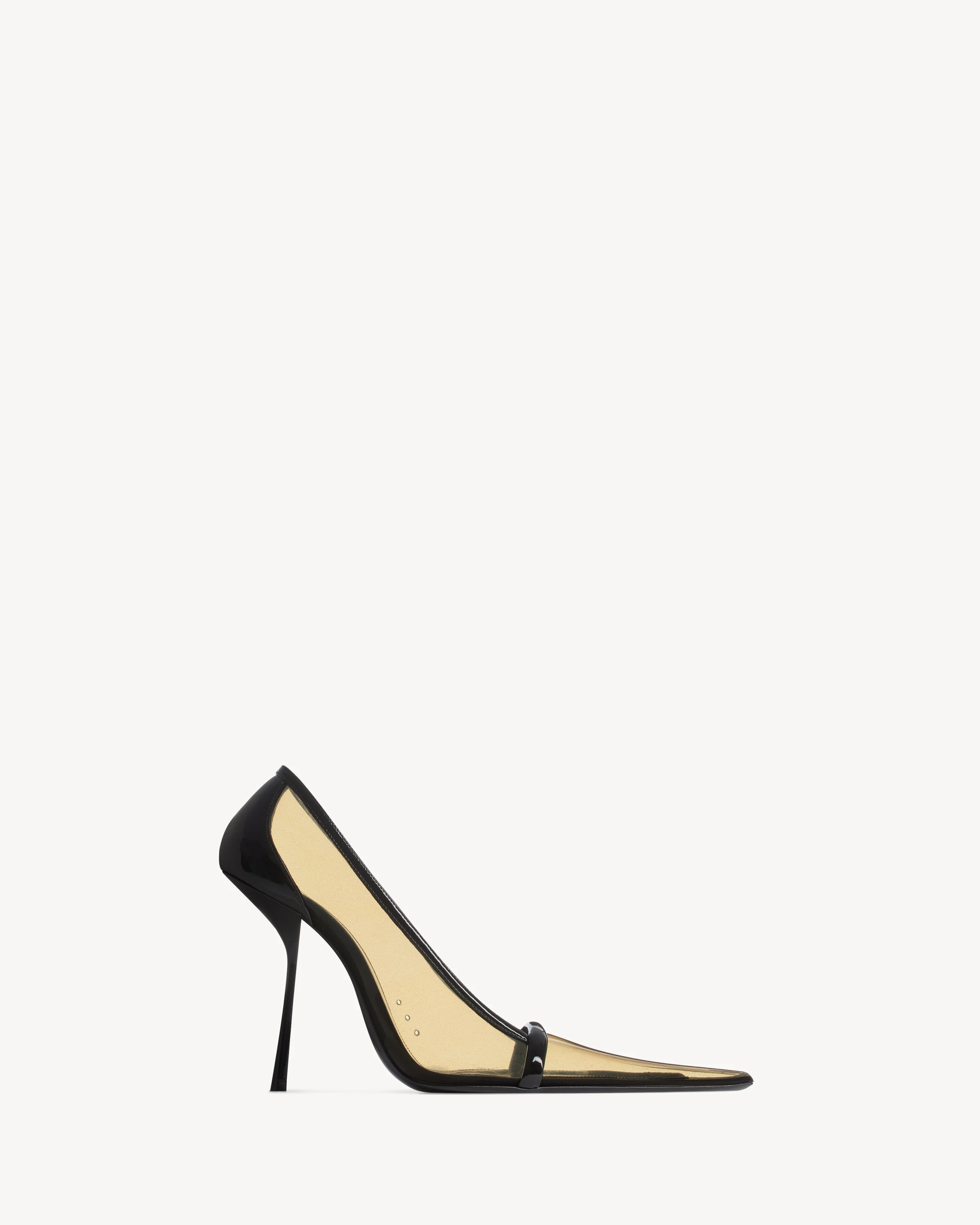 BRIGITTE PUMPS IN TPU AND PATENT LEATHER - 1