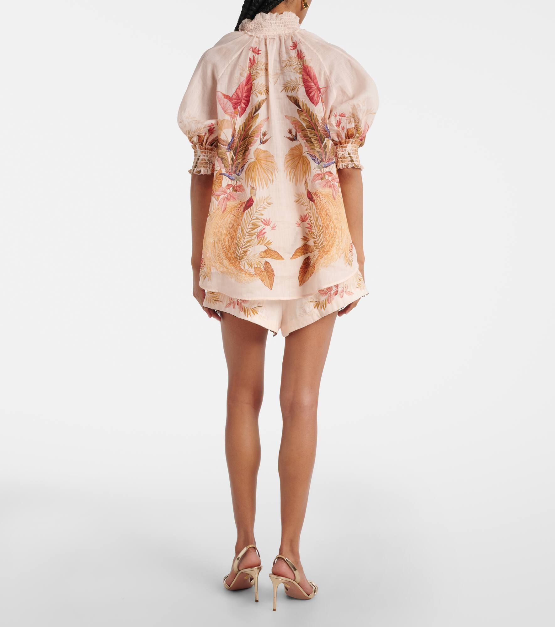 Ascension shirred floral blouse - 3