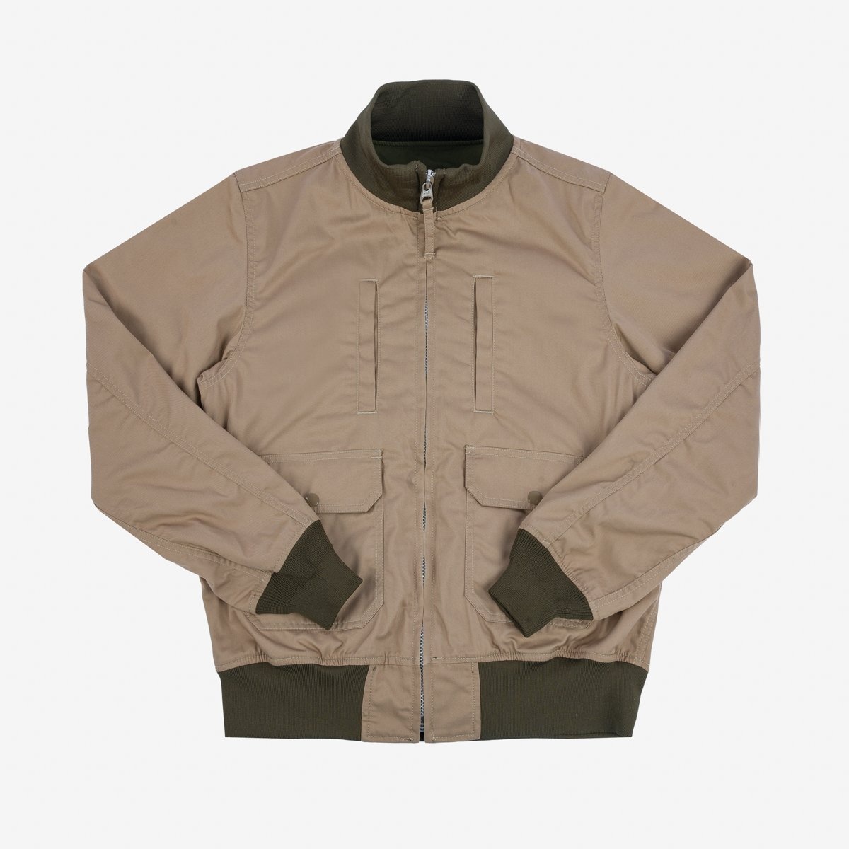 IHJ-130-OLV-NP Reversible Tanker Jacket - Olive - 11