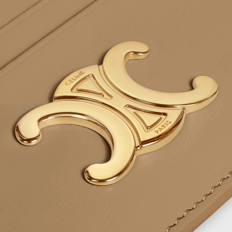 CARD HOLDER TRIOMPHE IN Shiny calfskin 4