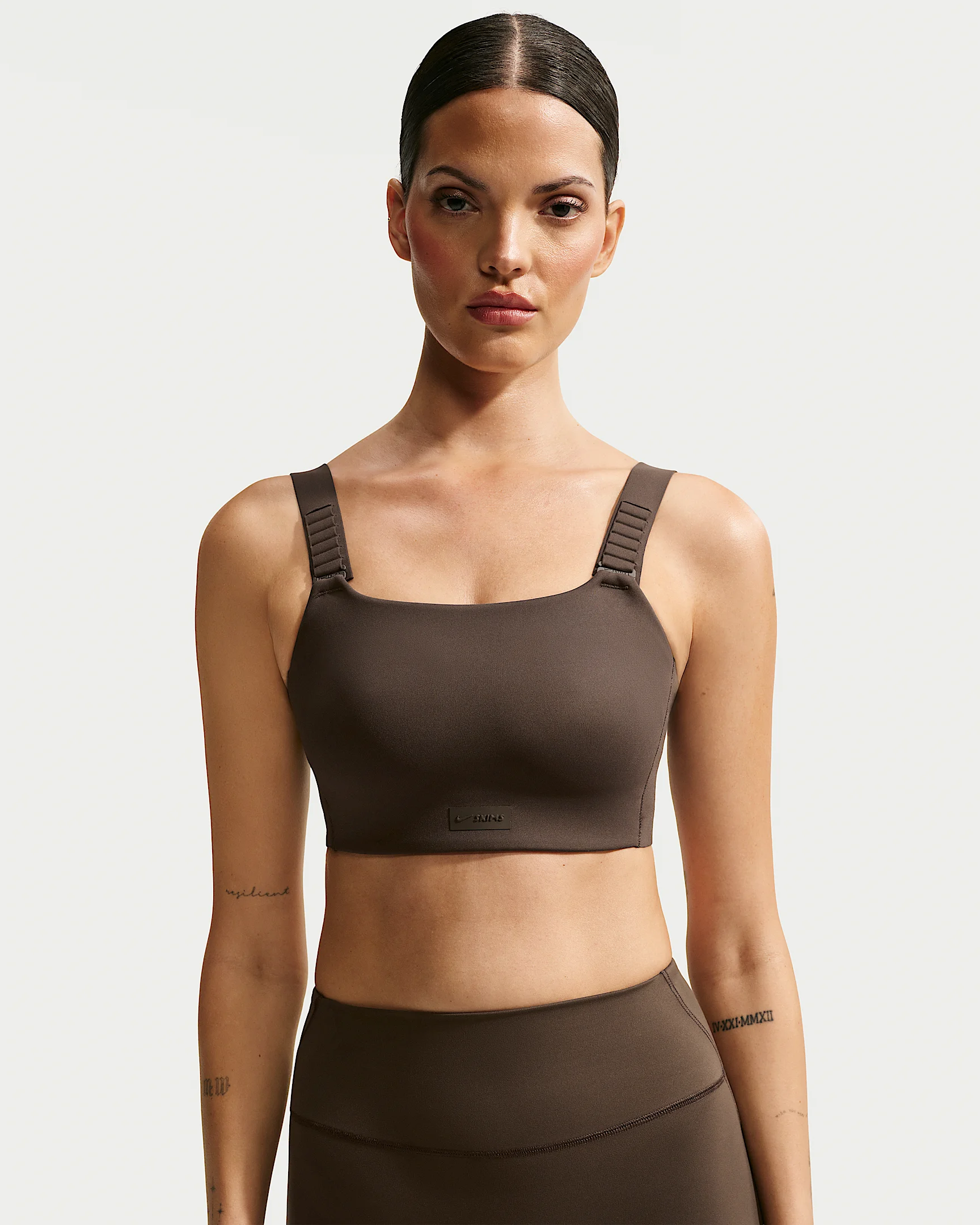 NikeSKIMS Matte Women's Wide-Strap Bra - 1