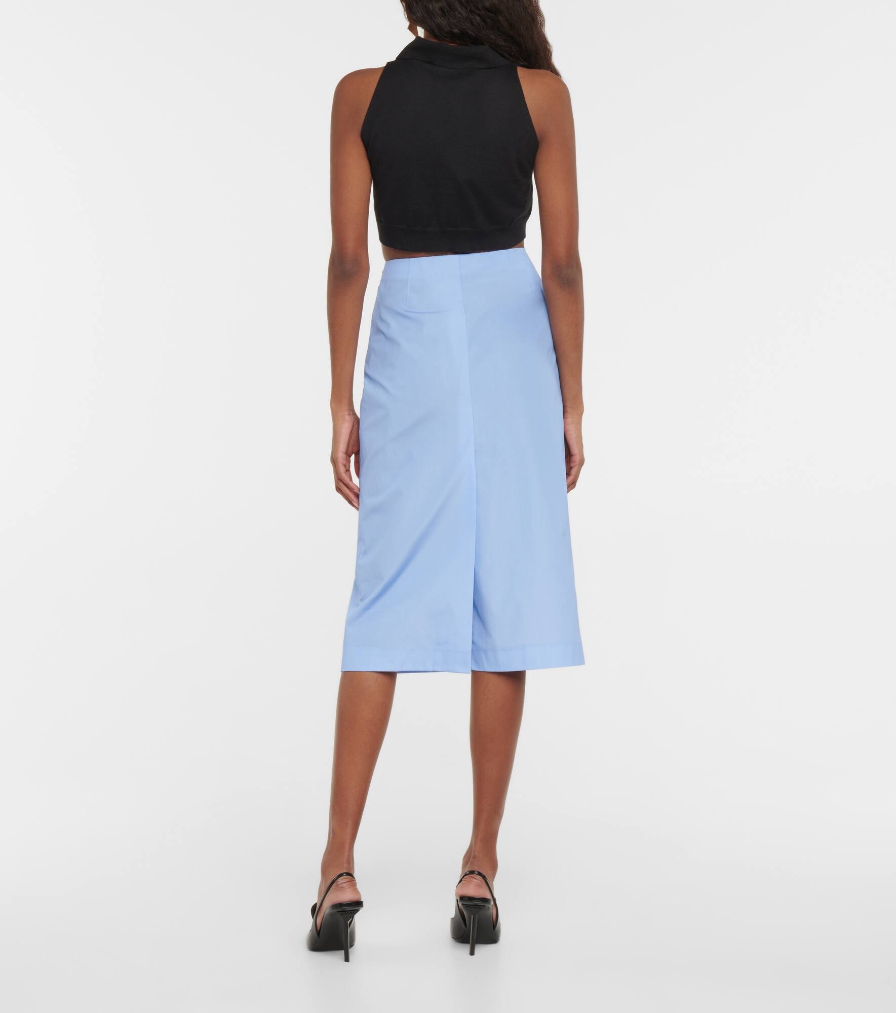 Cashmere and silk crop top - 3