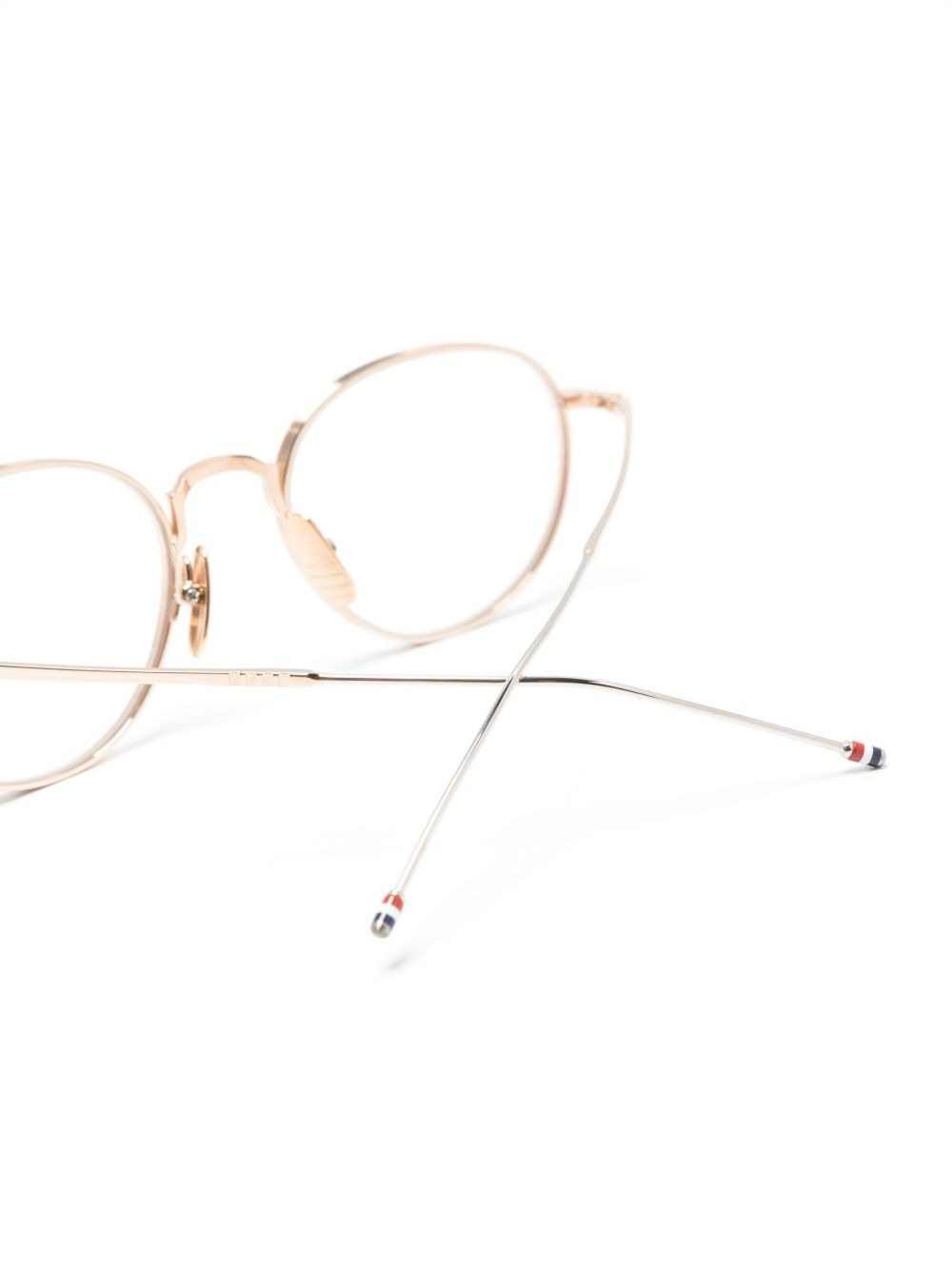 round-frame clear glasses - 3