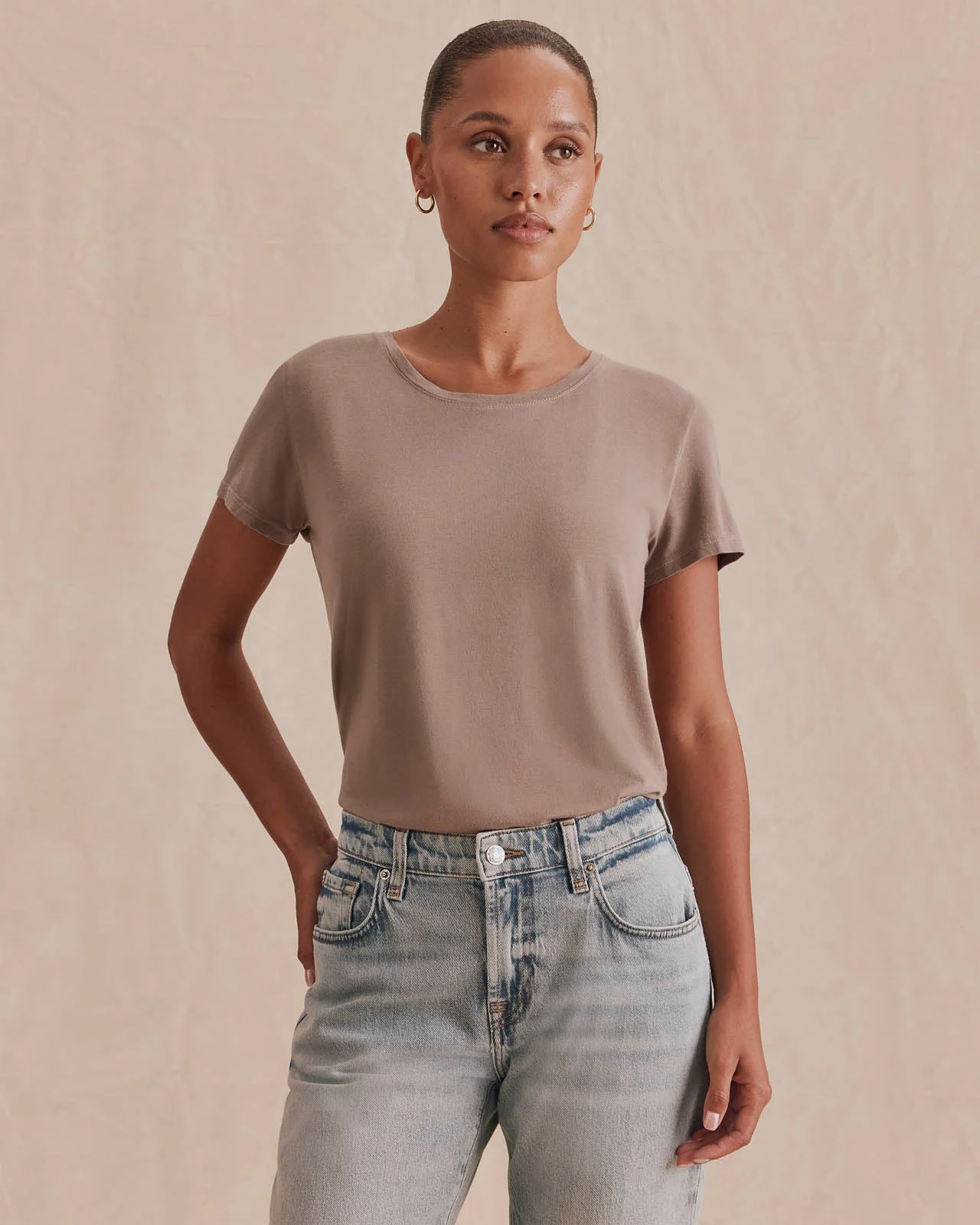 Abbie Crewneck Tee - 1