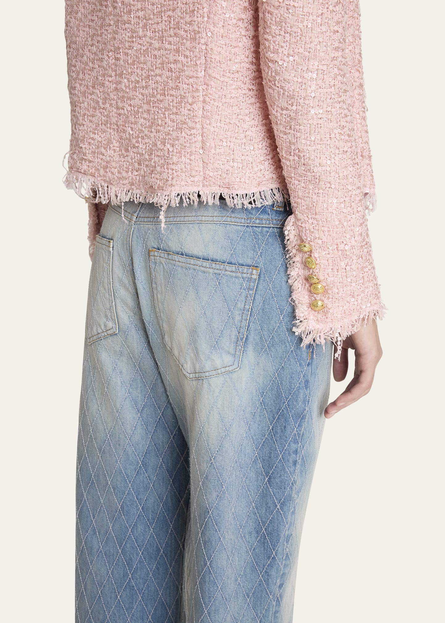 Spencer Sequined Tweed Jacket - 5
