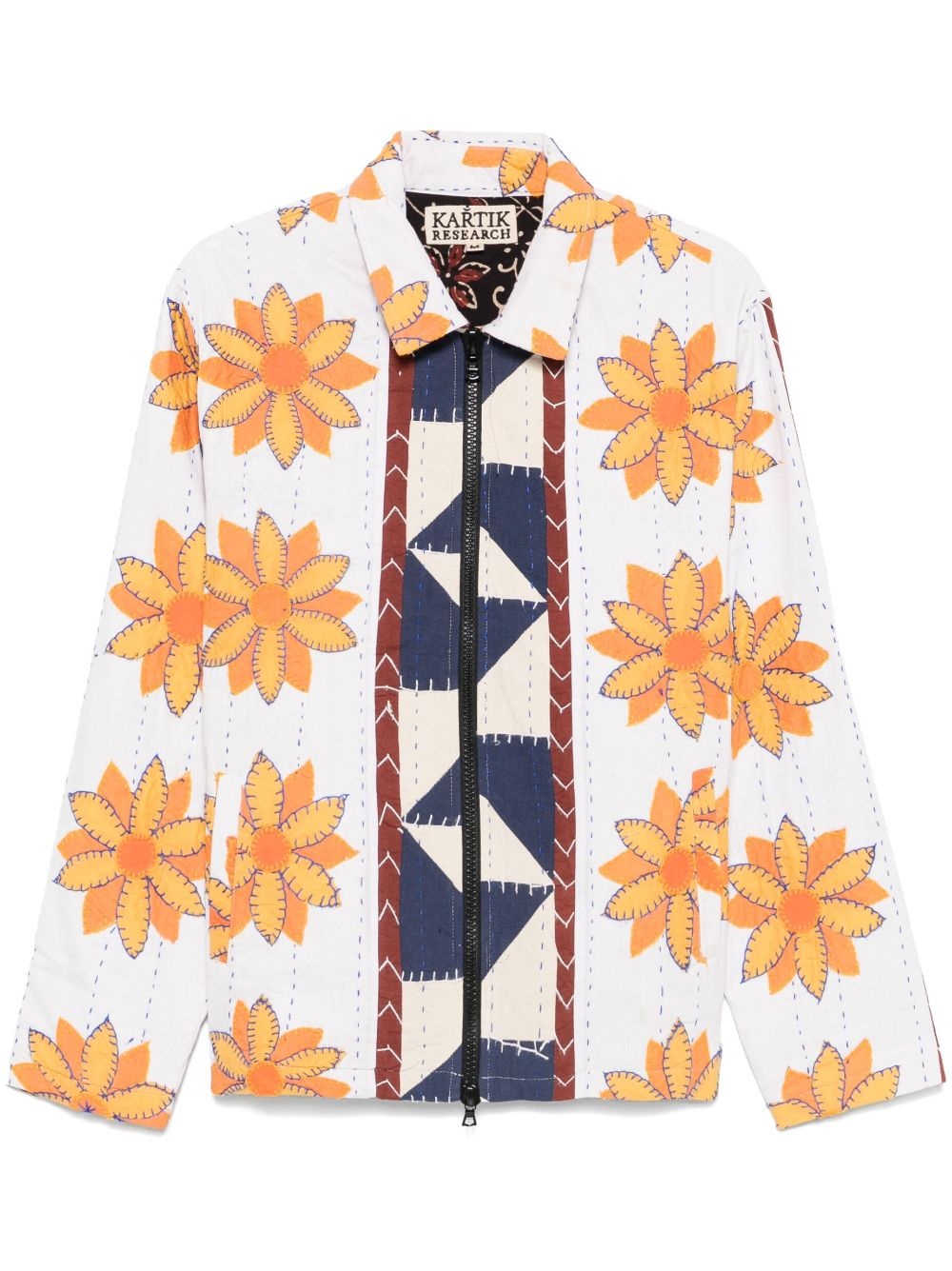 Rangoli-embroidered jacket - 1