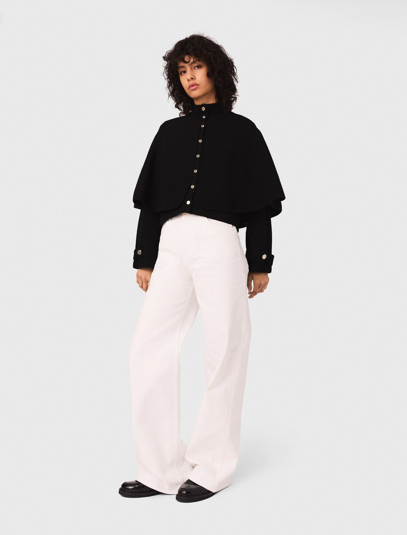 maje Cape-effect cardigan outlook