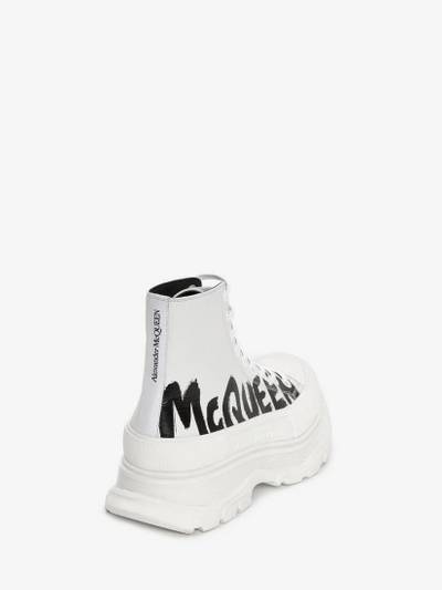 Alexander McQueen Tread Slick Boot in Optic White outlook