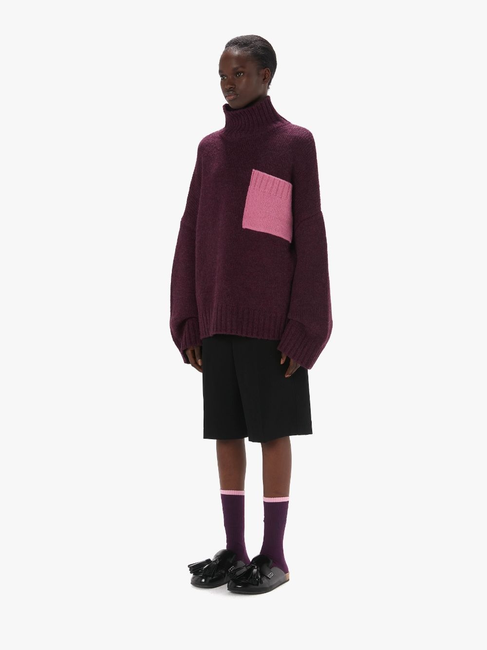 PATCH POCKET TURTLENECK SWEATER - 4
