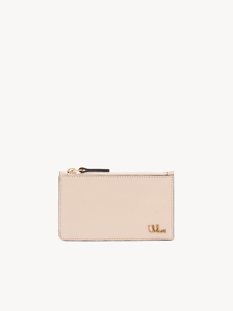 SMALL CHLOÉ ICONIC PURSE WITH CARD SLOTS IN SHINY LEATHER 1
