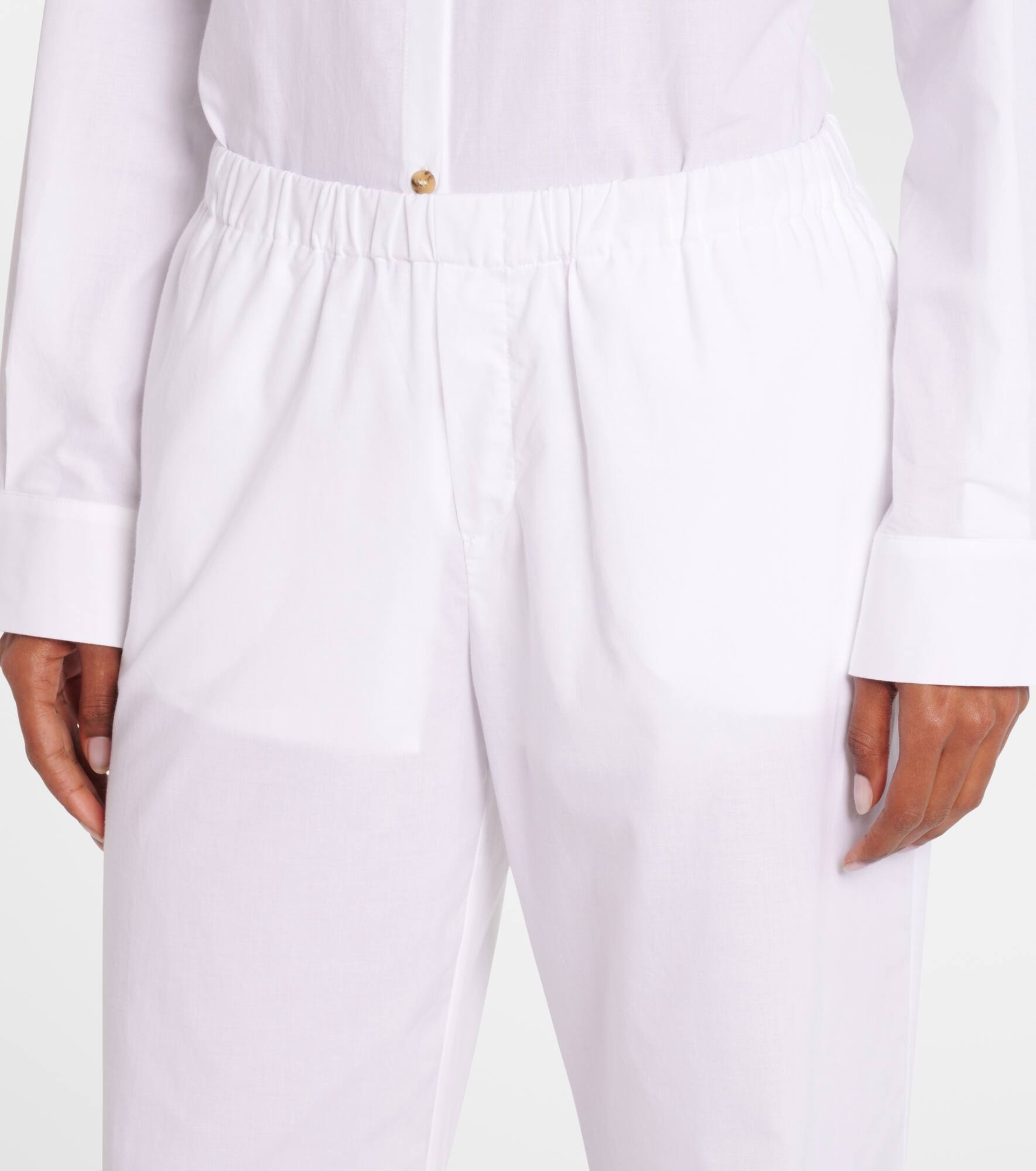 Rosa cotton straight pants - 4