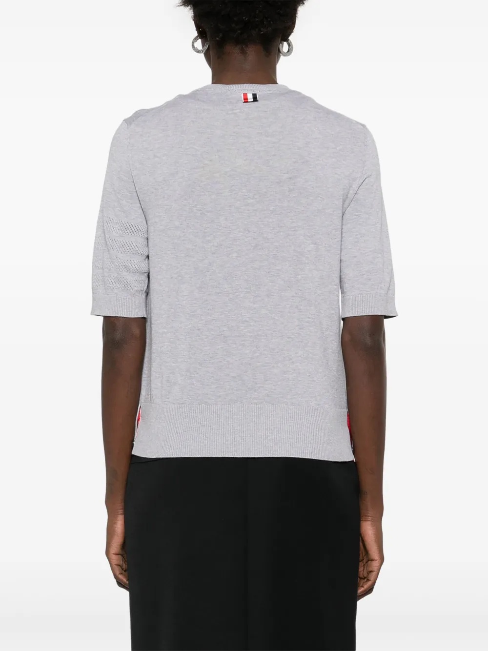 THOM BROWNE - Women Jersey Stitch Short Sleeve Tee - 3