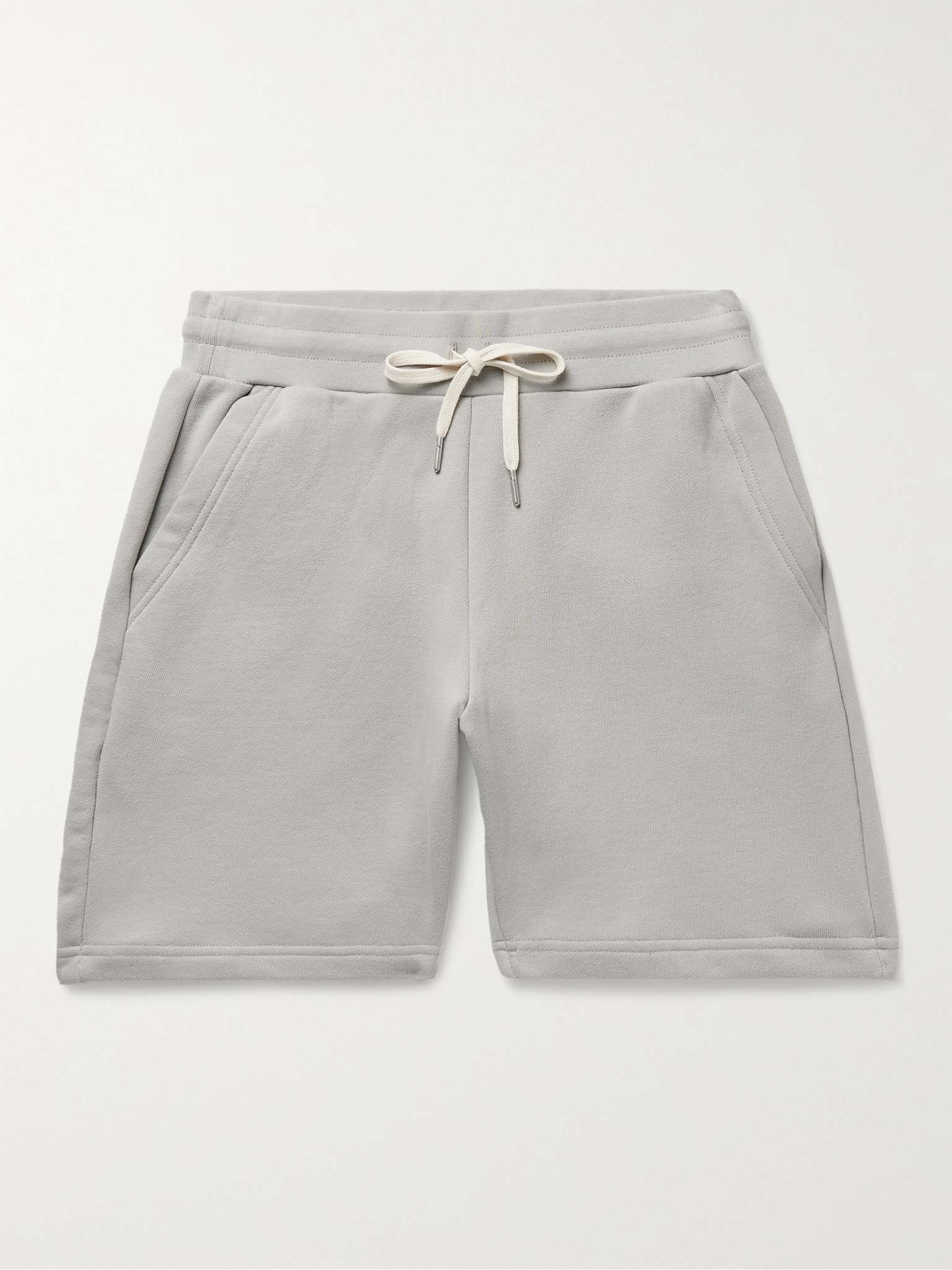 Slim-Fit Cotton-Jersey Drawstring Shorts - 1