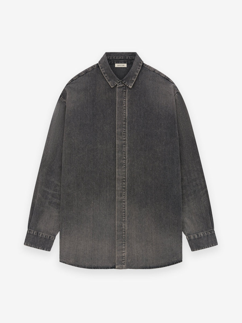 Vented Denim Shirt 1