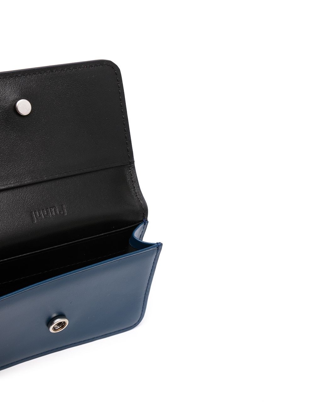 logo-lettering leather belt bag - 5