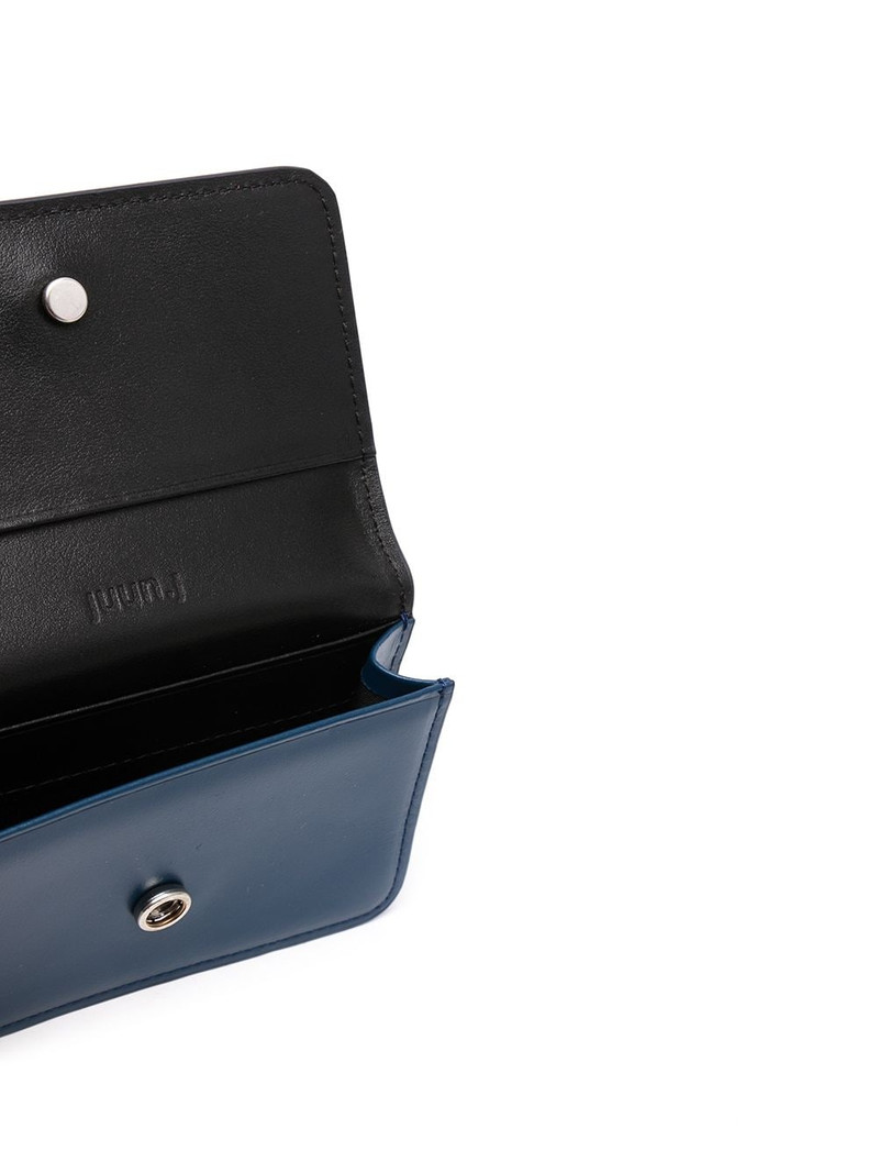 logo-lettering leather belt bag 5