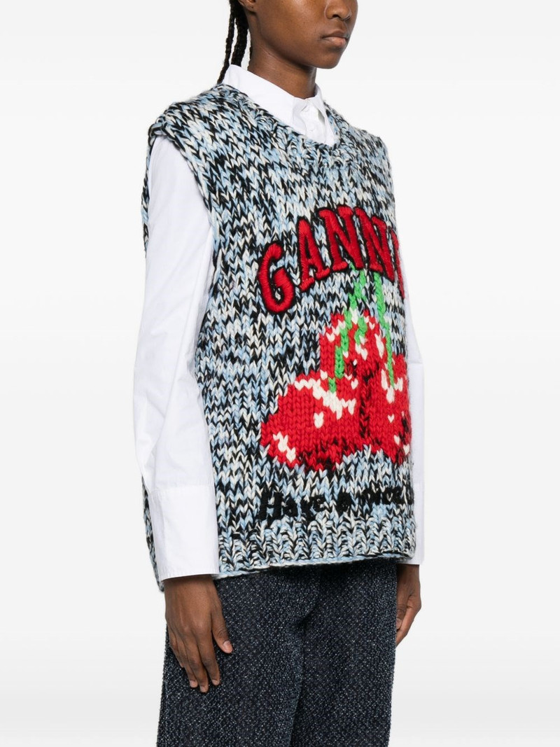 GANNI Wool vest outlook