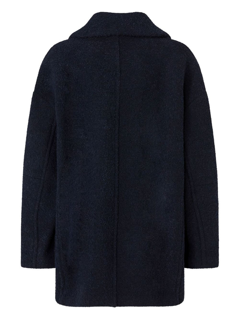 PINKO double-breasted embellished-cuff coat outlook