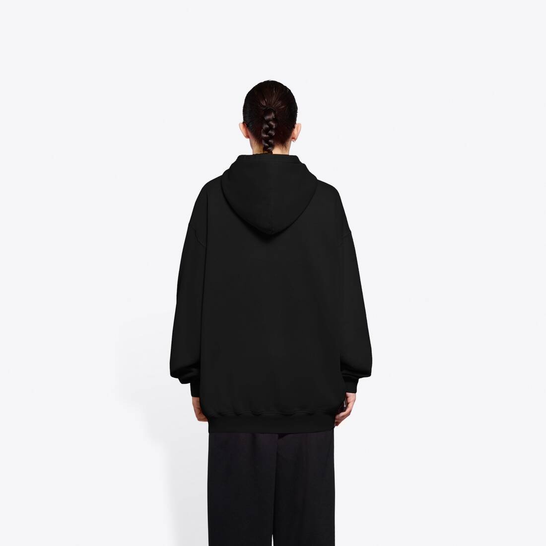 Women's New Copyright Medium Fit Hoodie in Black - 7