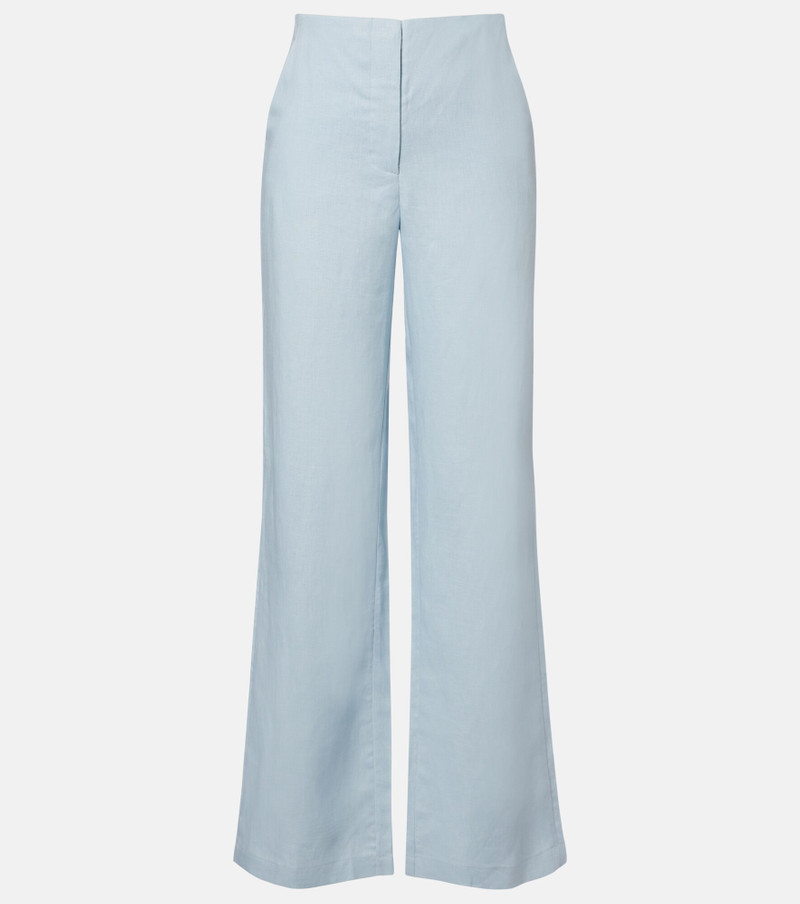 Lulea linen wide-leg pants 1