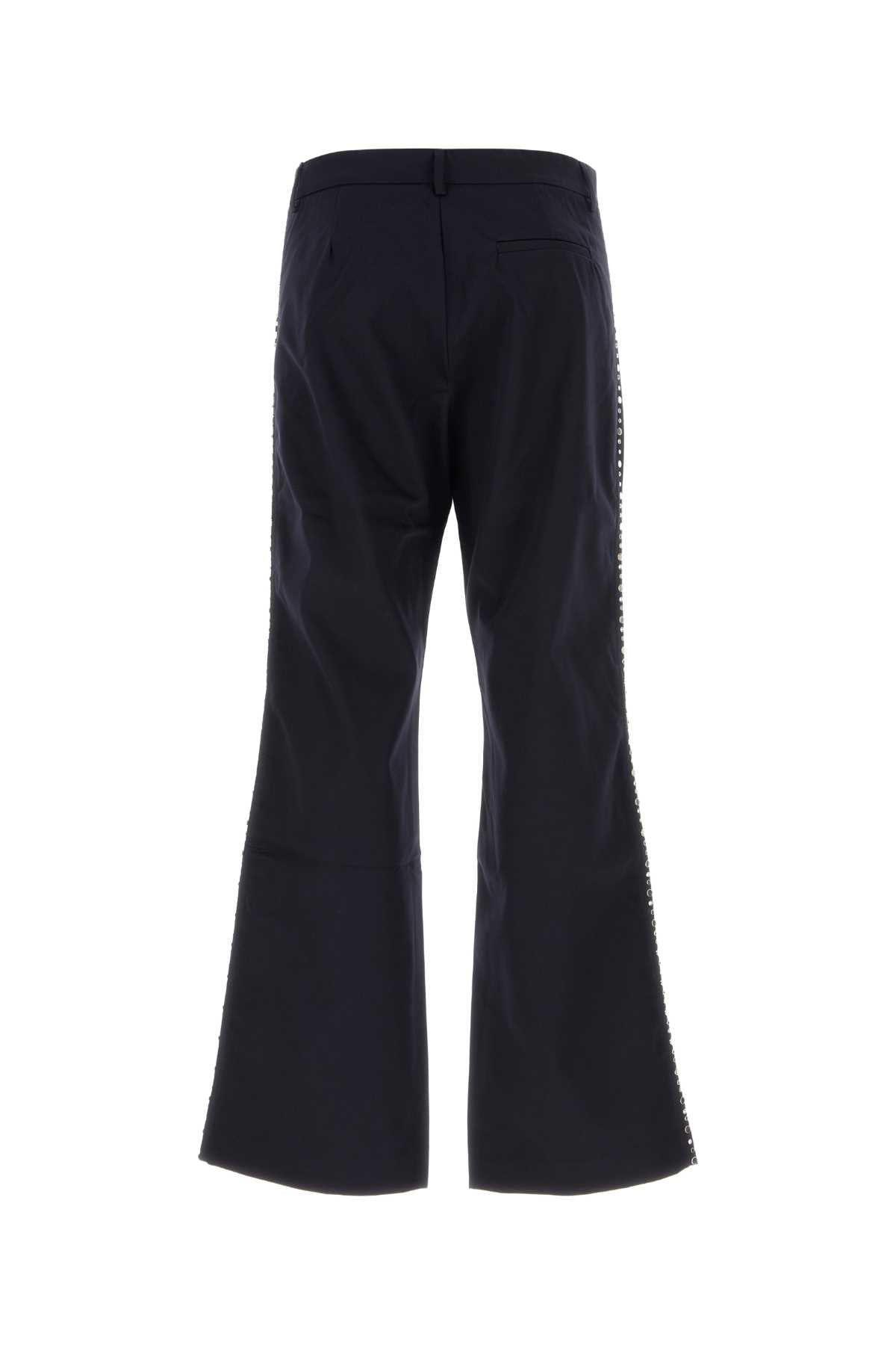 Wales Bonner Men Midnight Blue Cotton Pant - 2