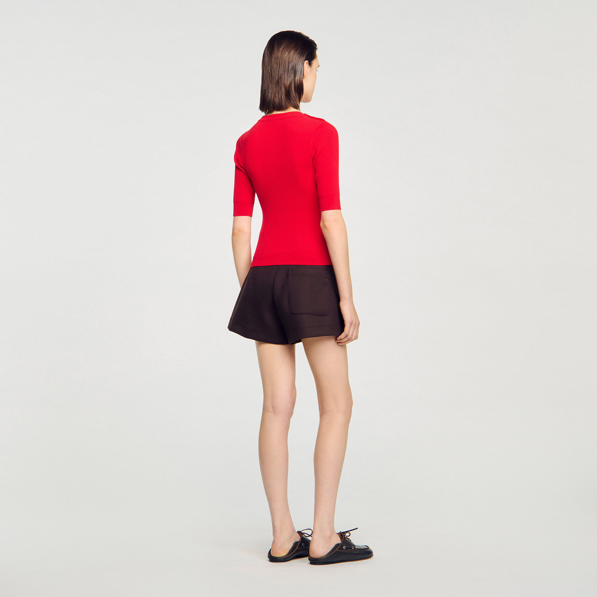 ARGYLE POLO-NECK SWEATER - 5