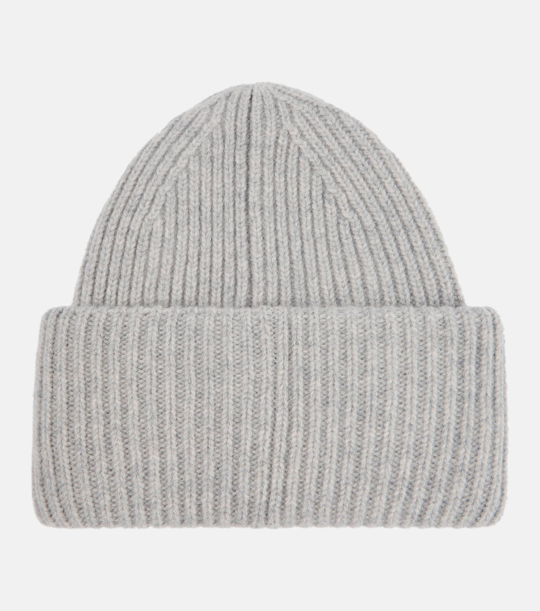 Pansy ribbed-knit wool beanie - 4