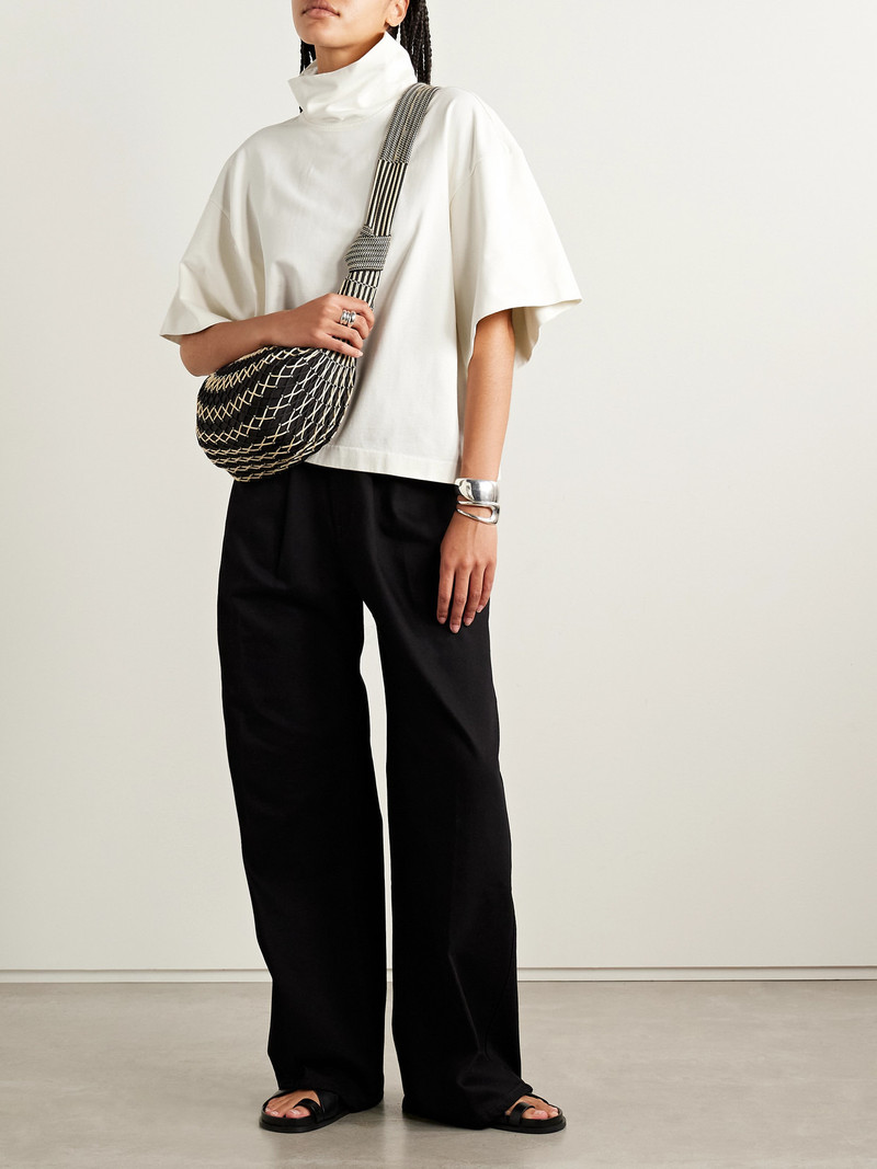 RÙADH The Orbital Organic Cotton-jersey Turtleneck T-shirt outlook