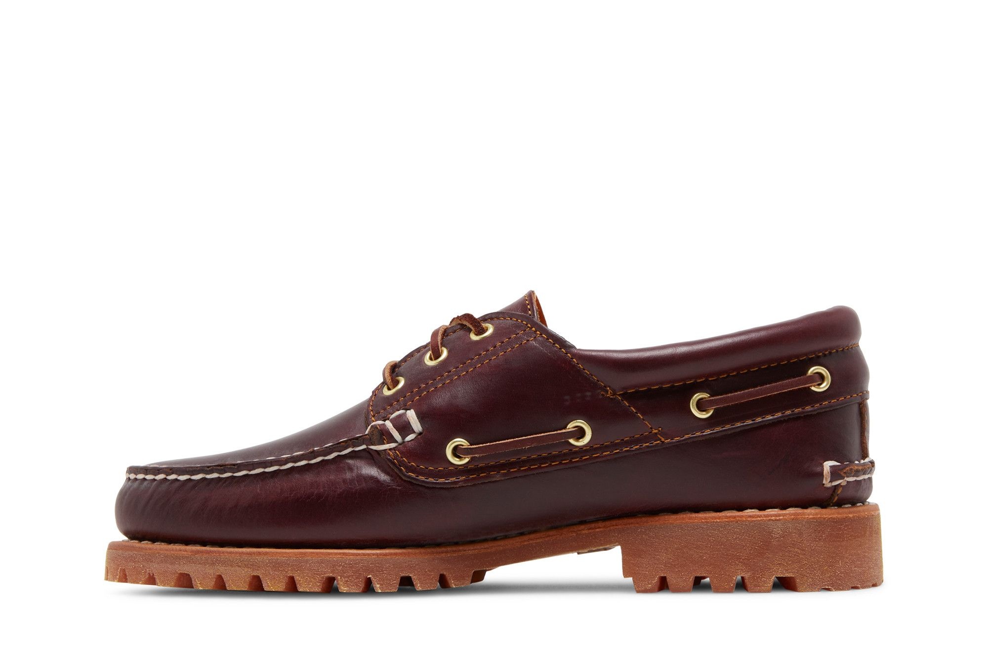 3-Eye Lug Handsewn Boat 'Brown' - 3