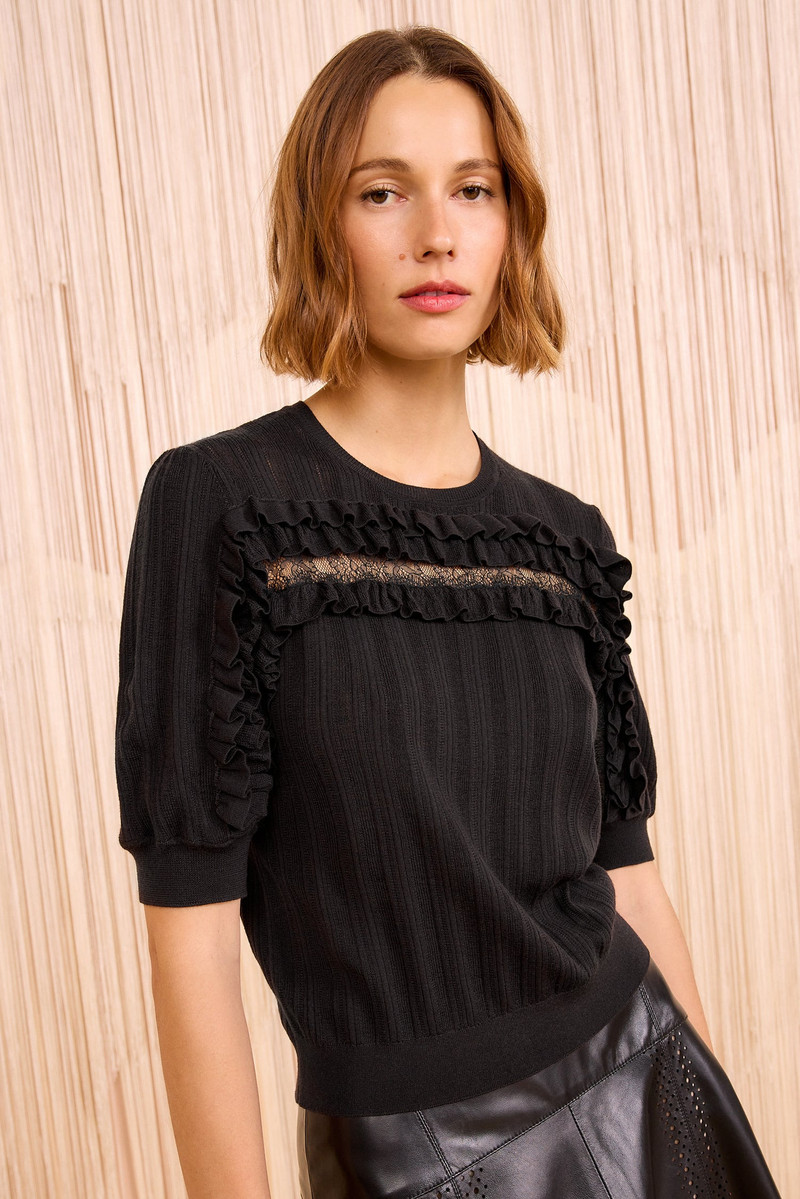 Salima Short Sleeve Knit 1