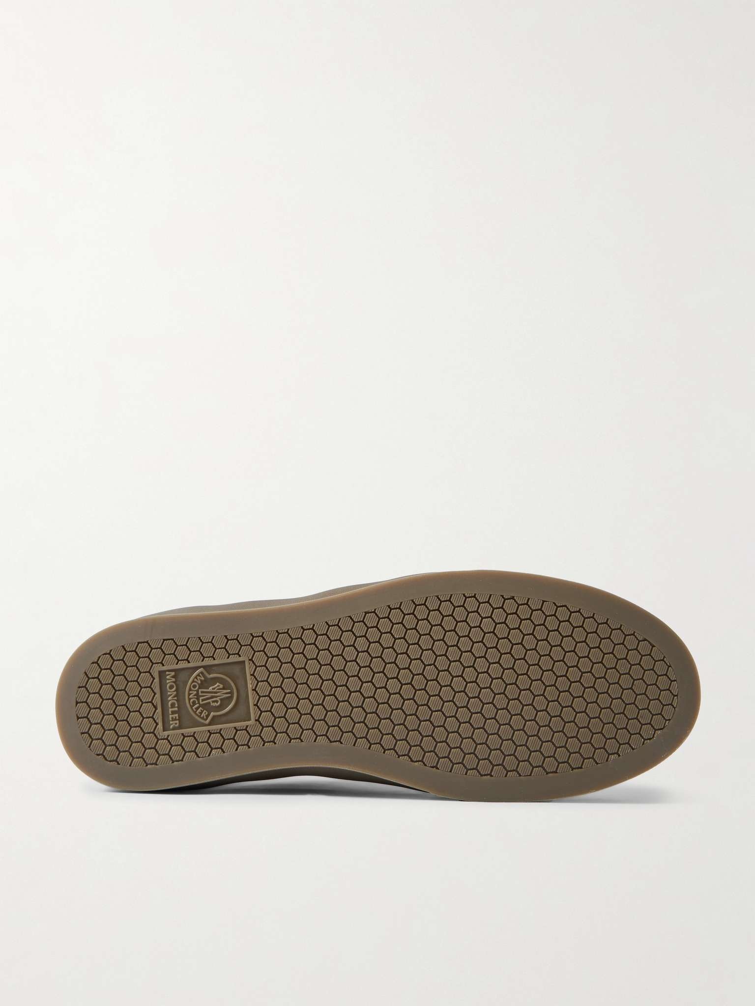 スニーカー MONCLER SS25 MONACO2 - Suede Sneakers (K109B4M00160 207) MONCLER Monaco M Striped Leather Sneakers for Men | MR PORTER