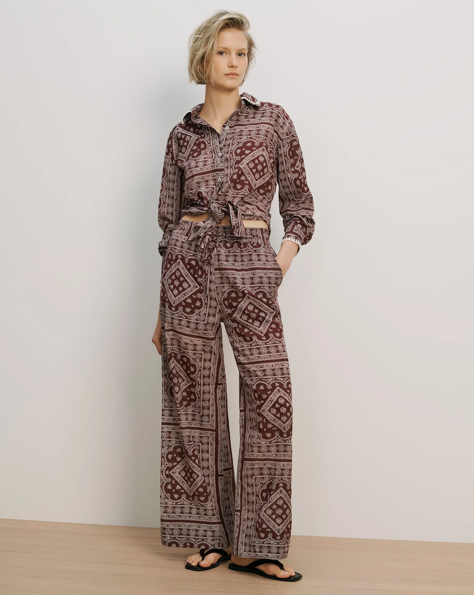 SYLVESTER WIDE-LEG PANT - 1