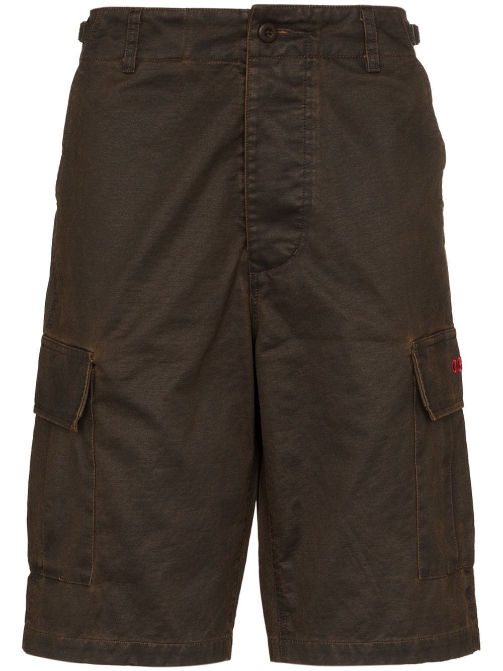 wide-leg cargo shorts - 1