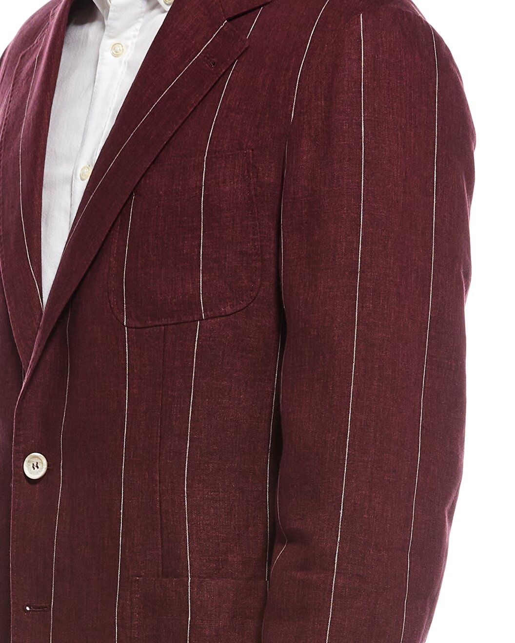 Brunello Cucinelli Linen Suit with Pleated Pant - 4