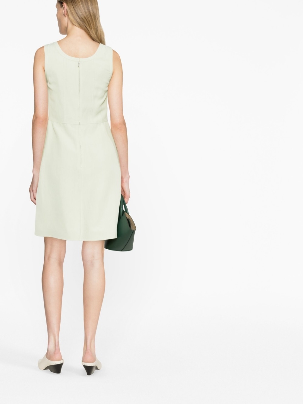 sleeveless A-line minidress - 4