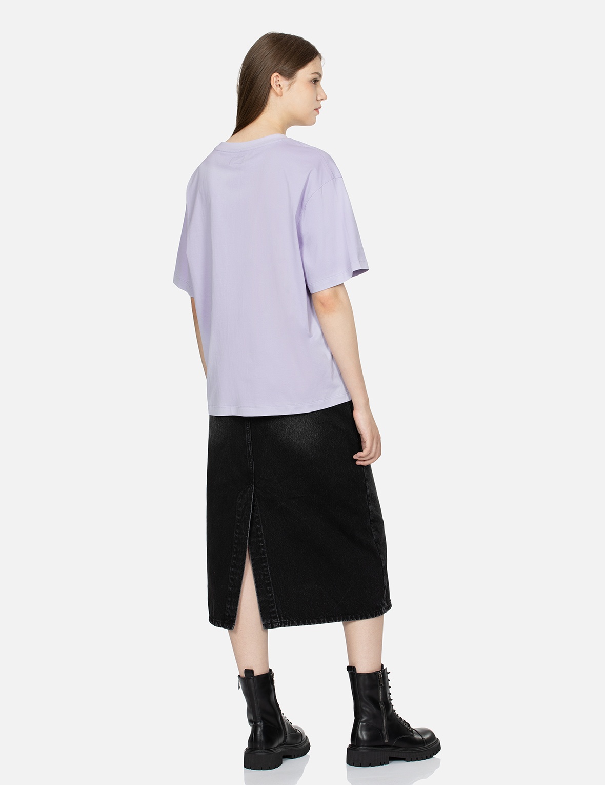 SEAGULL EMBROIDERY OVERSIZED T-SHIRT - 4