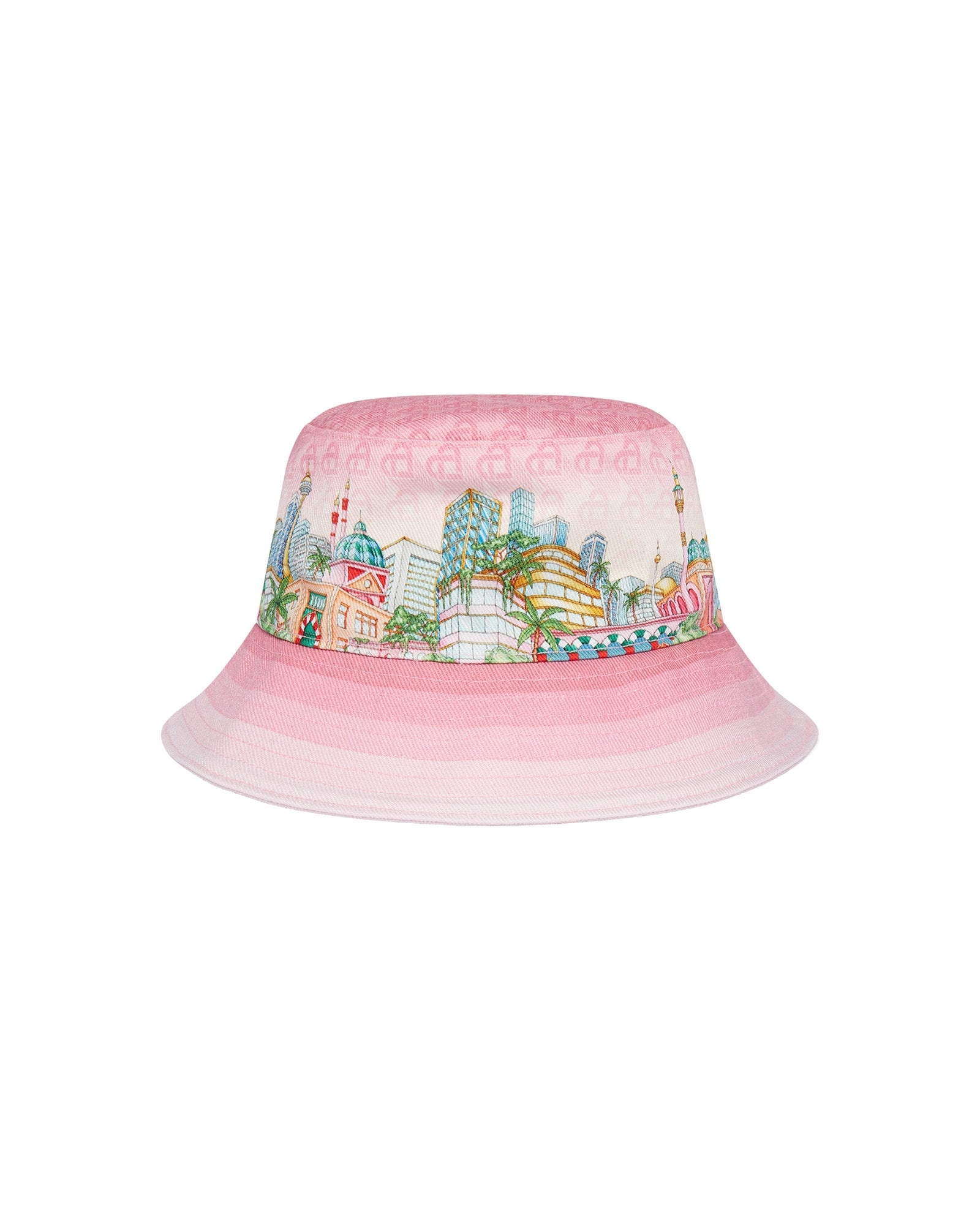 Morning City View Denim Bucket Hat - 2