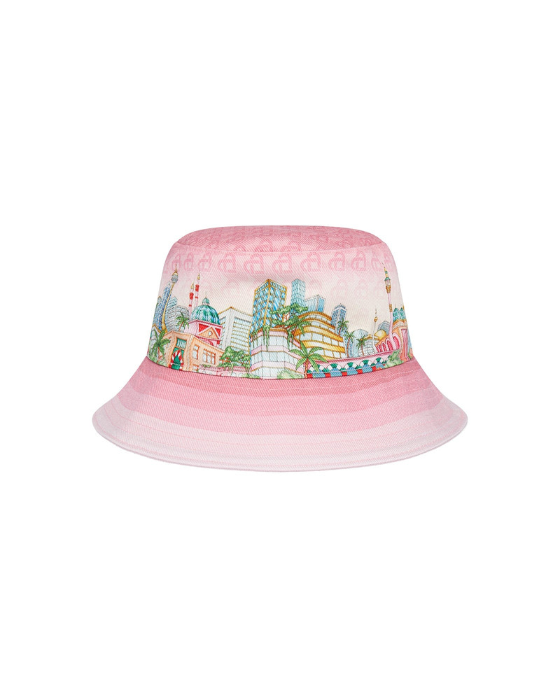 CASABLANCA Morning City View Denim Bucket Hat outlook