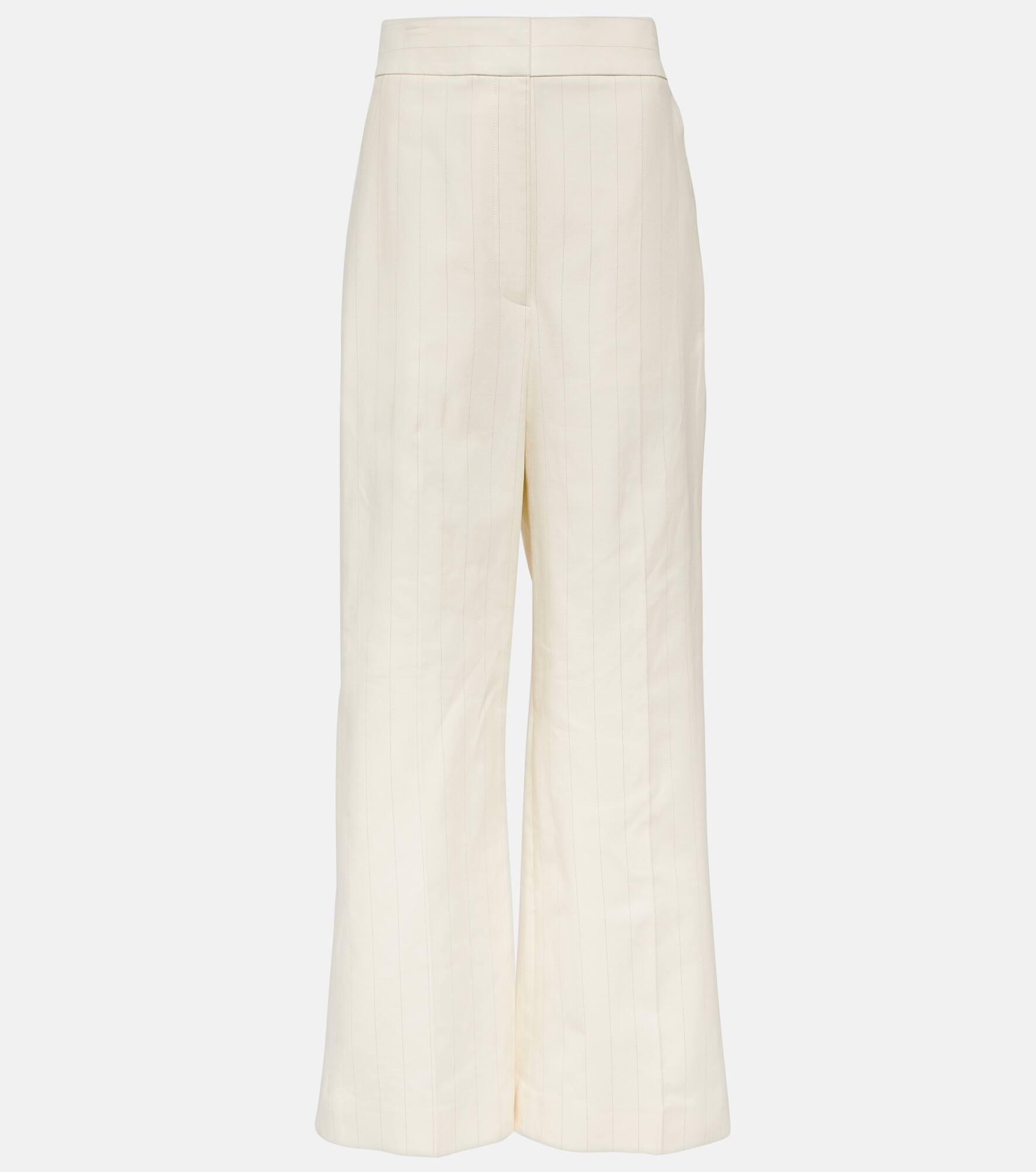 Banton low-rise cotton wide-leg pants - 1