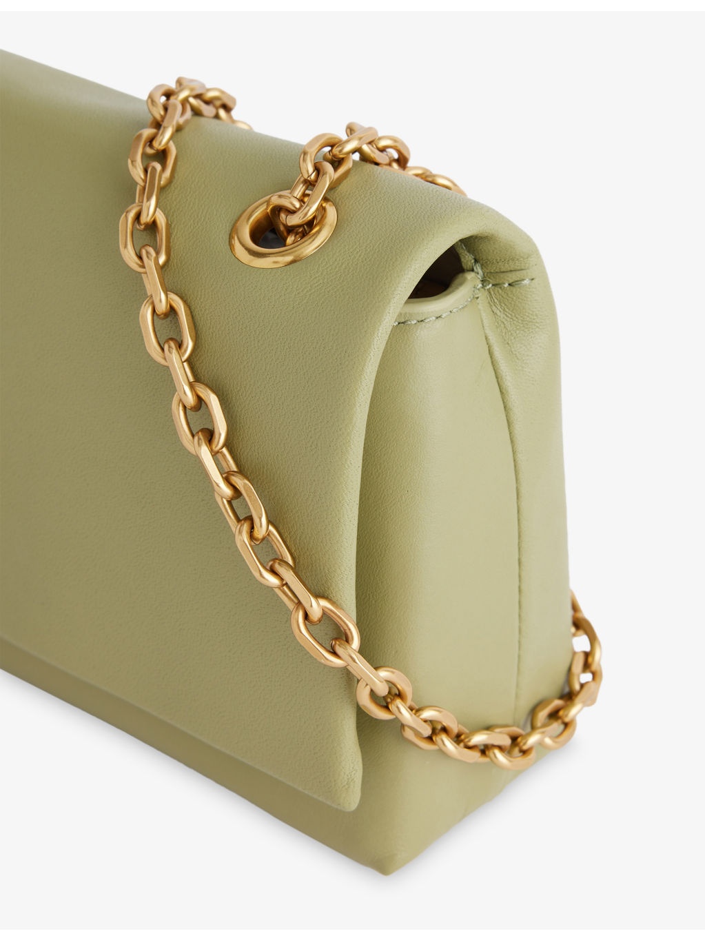 The Dual Chain Mini Leather Cross Body Bag - 7