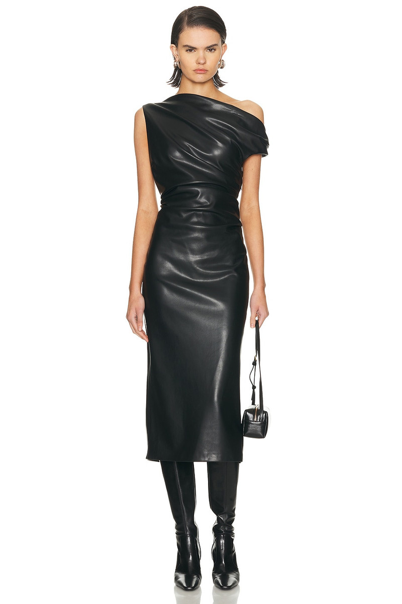 Leather Sculpted Dress 1